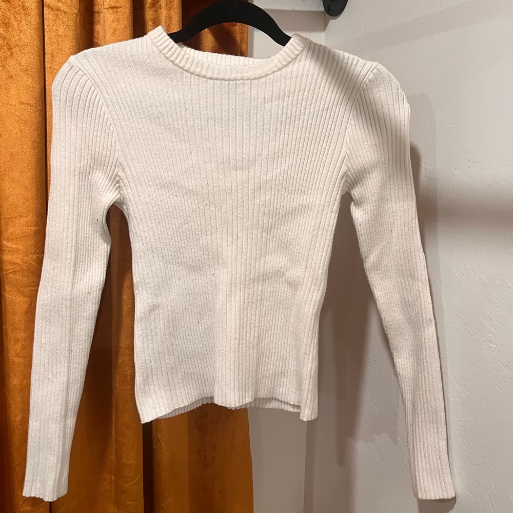 White Knit Sweater